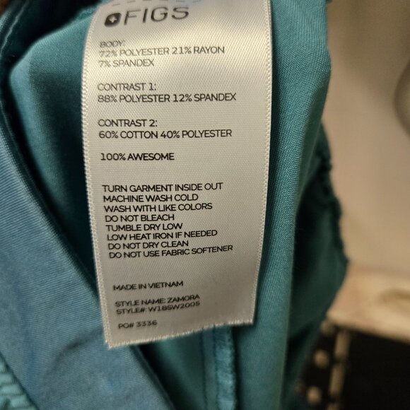 Figs Women's Zamora Jogger Scrub Pants In Cactus L - Picture 10 of 11